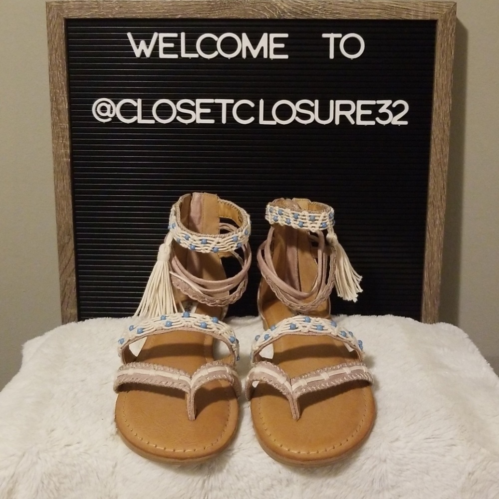 Not Rated- Women's Macramela Open Toe Gladiator